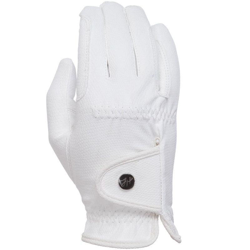 Reithandschuhe Flexible Grip Weiß