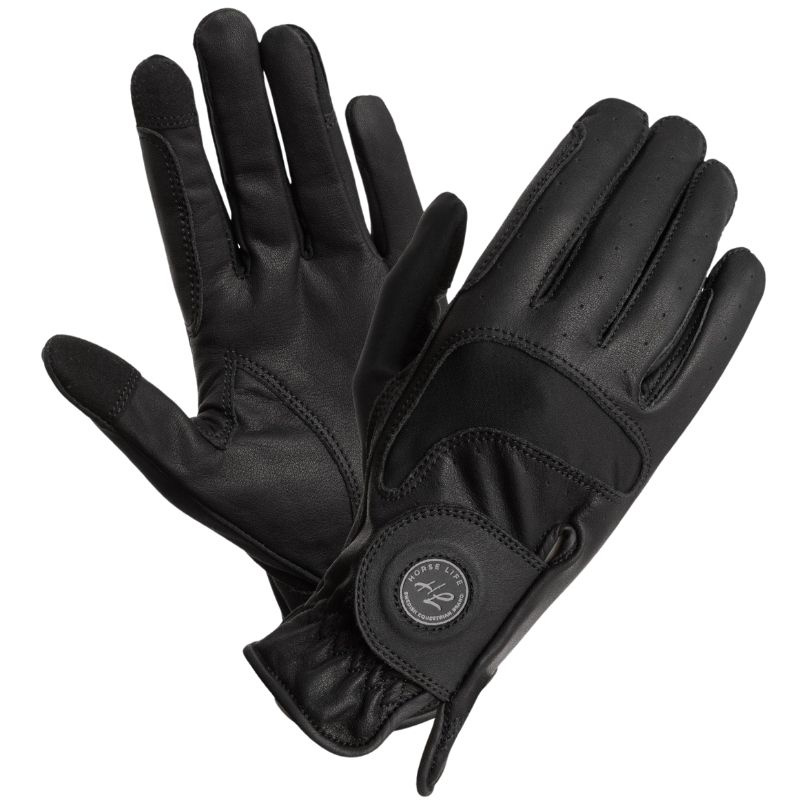 Reithandschuhe Flexible Grip Vent Schwarz