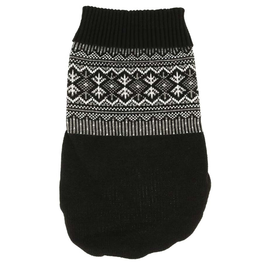 Hundepullover Iselin Schwarz