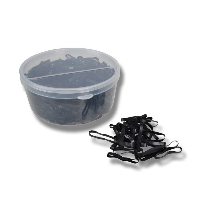 Gummibänder aus Silikon Weiß
