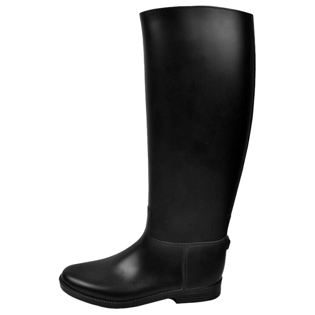 Reitstiefel aus Gummi Schwarz