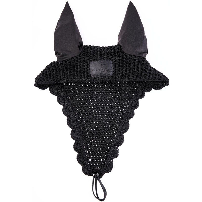 Lange Haube Deepcut Glitter Schwarz