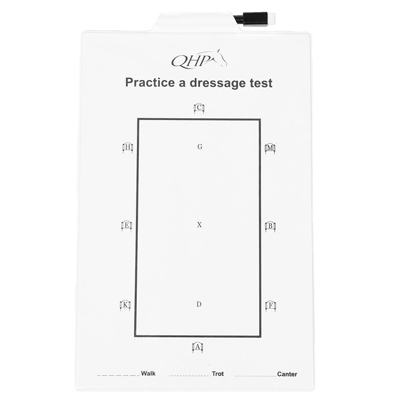 Dressur-Trainingsboard Whiteboard Weiß