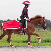 Helmüberzug Weihnachtsmütze Rot/Weiß Helmüberzug Weihnachtsmütze Rot/Weiß