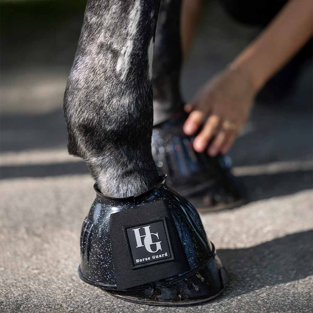 Hufglocken Texas Glitter HG Schwarz