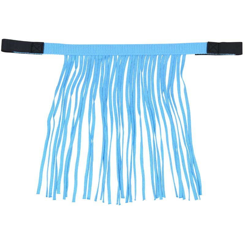 Fliegenfransen Polyester Hellblau