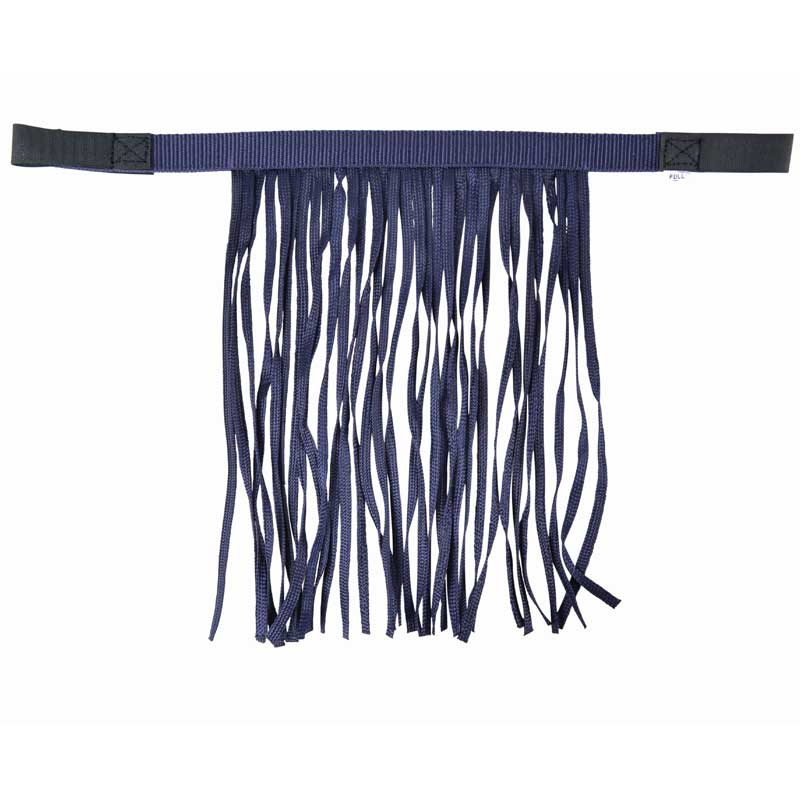 Fliegenfransen Polyester Marineblau