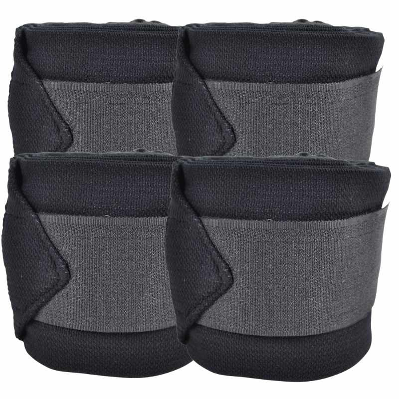 Bandagen HS Fleece Elastic 4-pack Schwarz