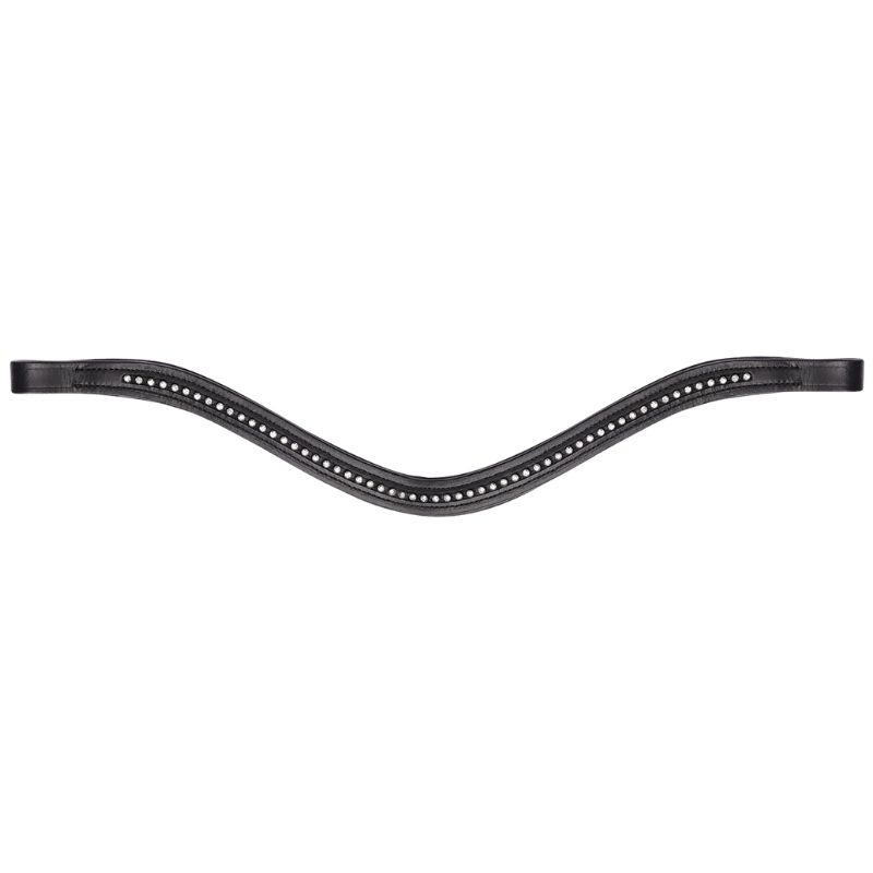 Stirnriemen Diamond Curved Schwarz/Silber
