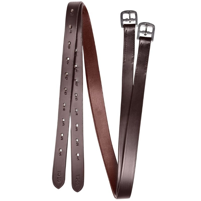 Steigbügelriemen Basic Leather Braun