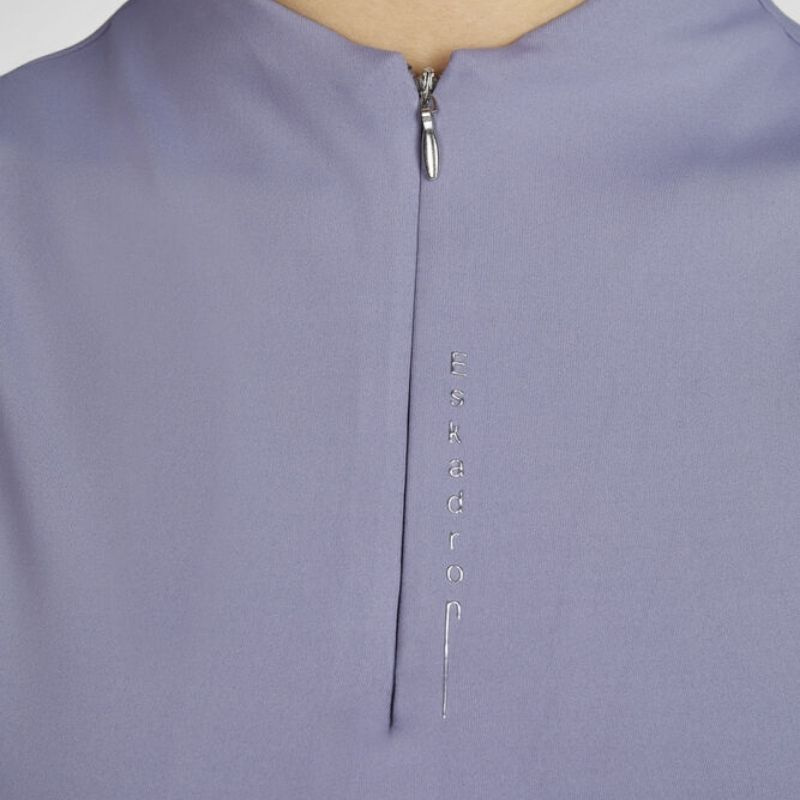 Reittop Tank Half Zip Classic Sports Lila