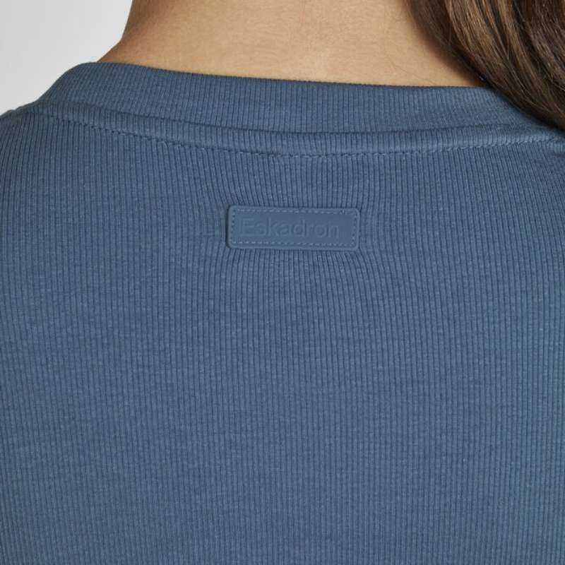 Reittop Rib Longsleeve Classic Sports Grün