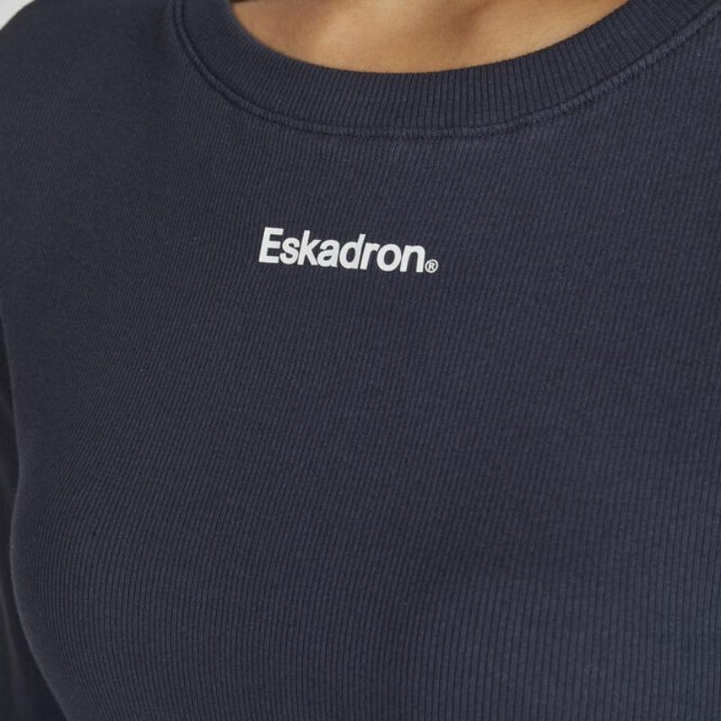 Reittop Rib Longsleeve Classic Sports Marineblau