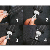 Safe-Gum Verbinder für T-Verschlüsse 6-pack Grau Safe-Gum Verbinder für T-Verschlüsse 6-pack Grau