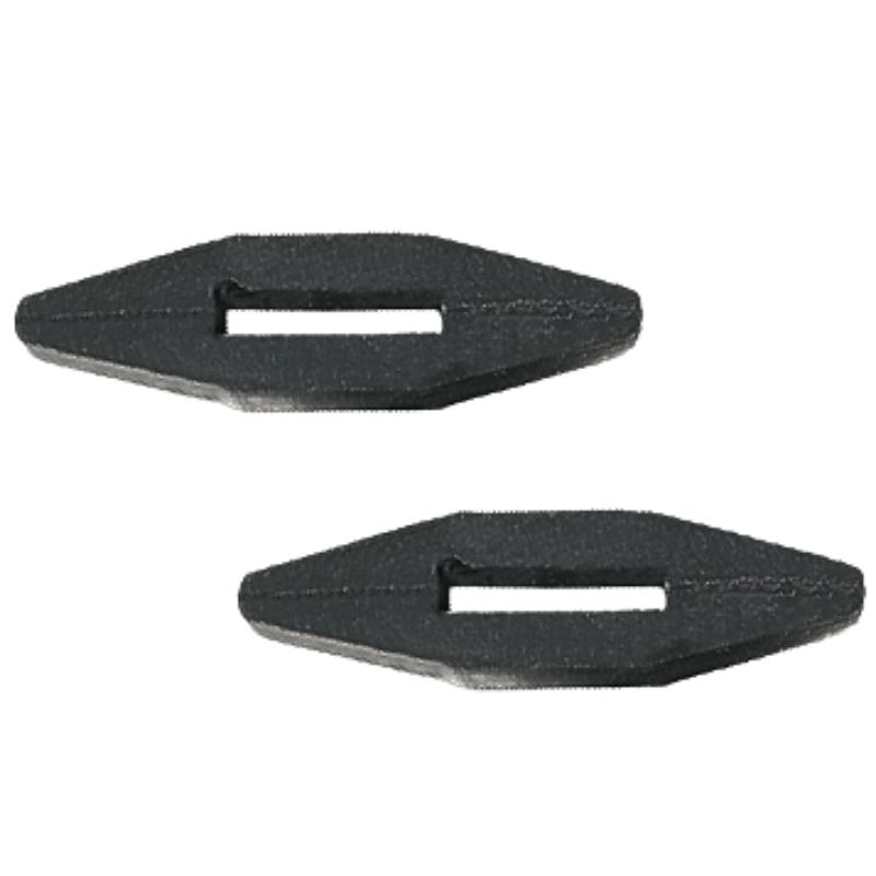 Zügelstopper Rubber 2-pack Schwarz