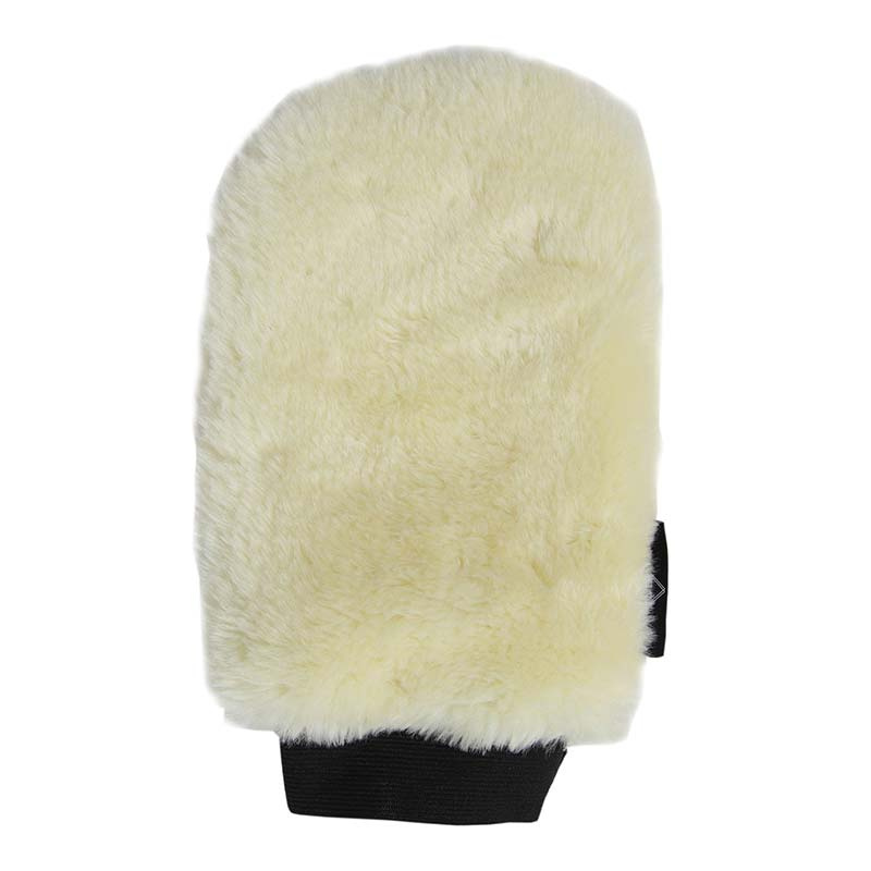 Pflegehandschuh Schaffell Weiß