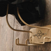 Helmhalter Steel Hook Gold Helmhalter Steel Hook Gold