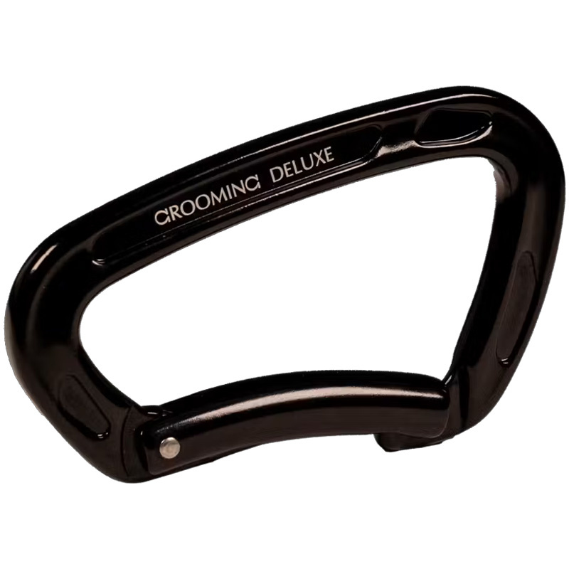 Aufhängehaken Aluminiumn Safety Snap Schwarz