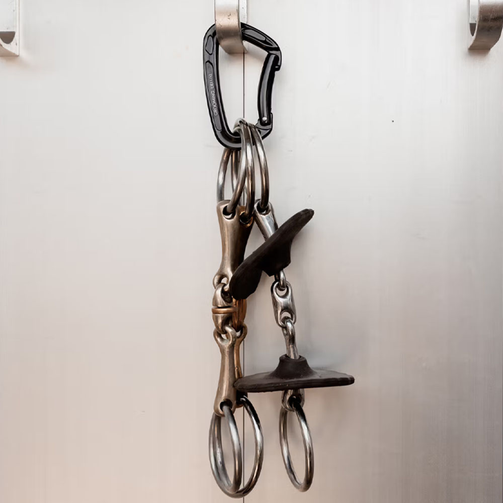 Aufhängehaken Aluminiumn Safety Snap Schwarz