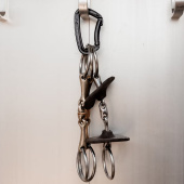 Aufhängehaken Aluminiumn Safety Snap Schwarz Aufhängehaken Aluminiumn Safety Snap Schwarz