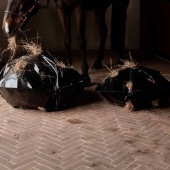 Heunetz Play & Haybag Slowfeeder Round Schwarz Heunetz Play & Haybag Slowfeeder Round Schwarz