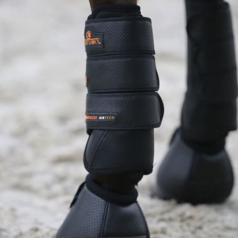 Springgamaschen Eventing Air Tech Front Schwarz