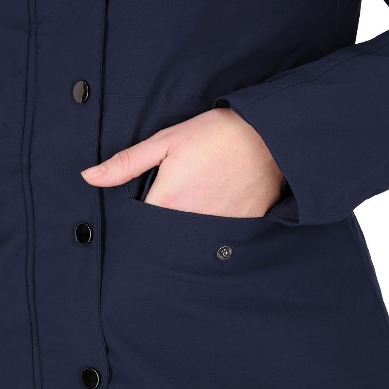 Reitparka Linde Waterproof Marineblau