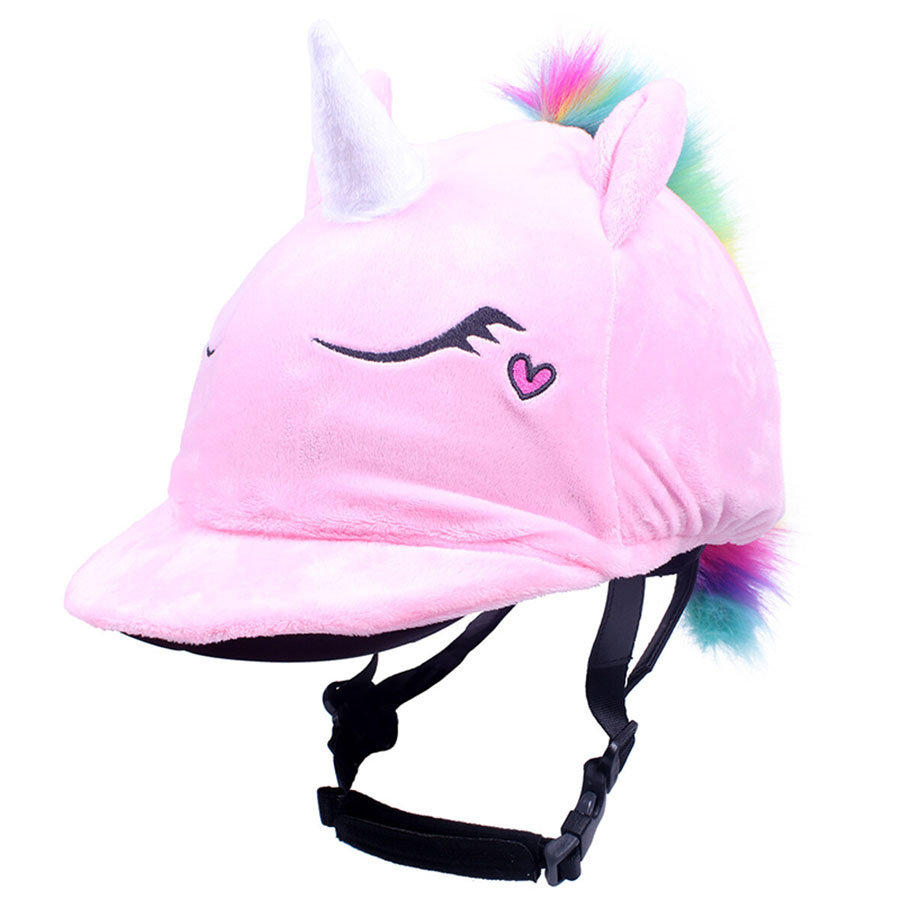Helmüberzug Einhorn Rosa