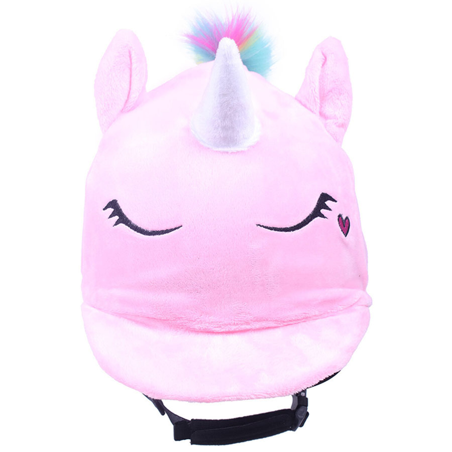 Helmüberzug Einhorn Rosa