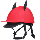 Helmüberzug Halloween Devil Rot/Schwarz Helmüberzug Halloween Devil Rot/Schwarz