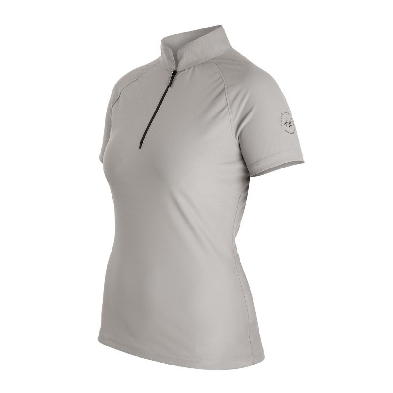 Reitshirt Mika Short Sleeve Grau