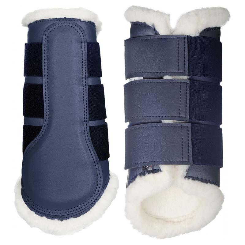 Gamaschen mit Plüsch Comfort Marineblau
