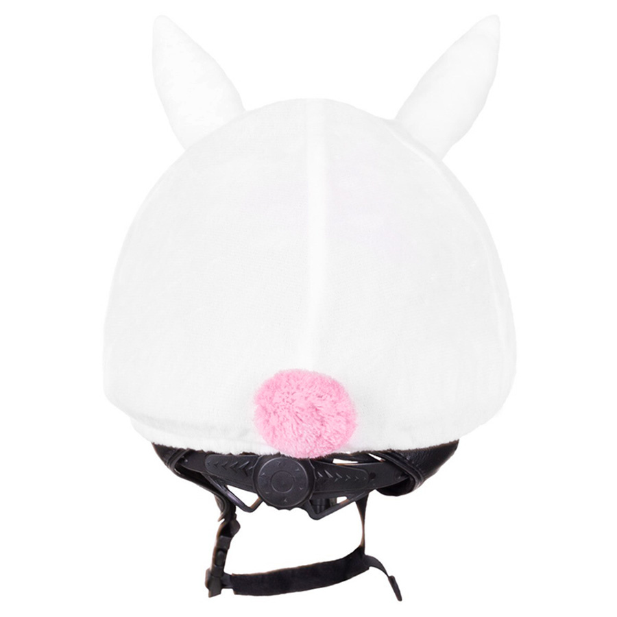 Helmüberzug Osterhase Weiß
