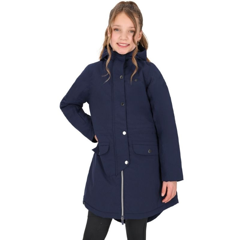 Reitparka Kinder/Junior Linde Waterproof Marineblau