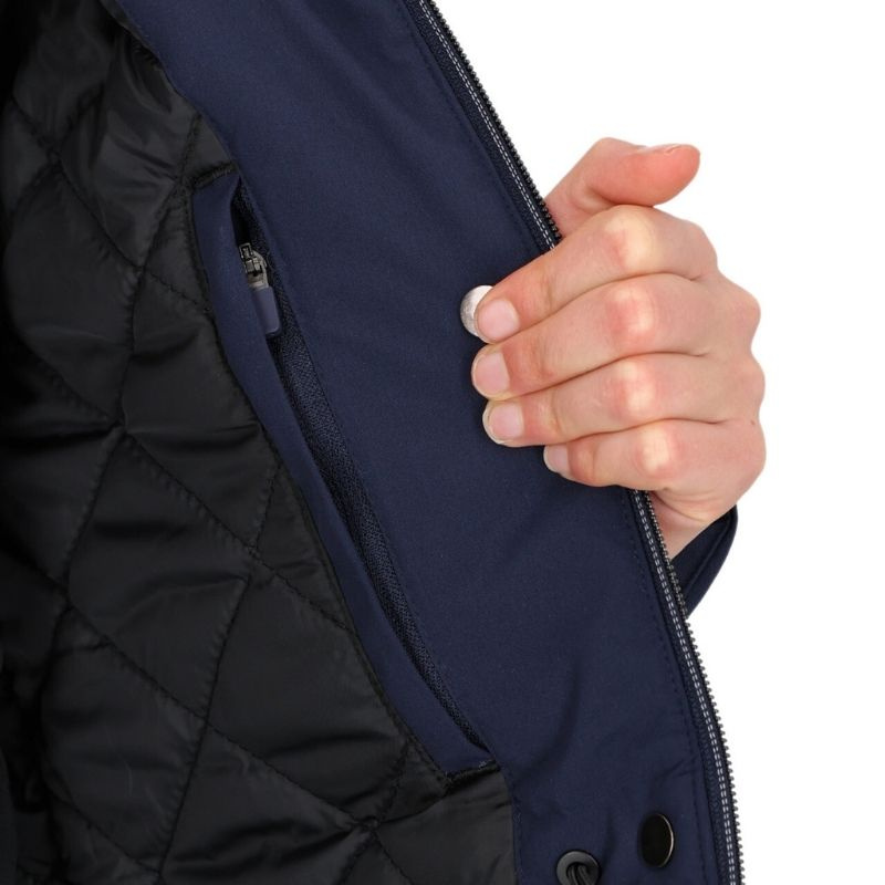 Reitparka Kinder/Junior Linde Waterproof Marineblau