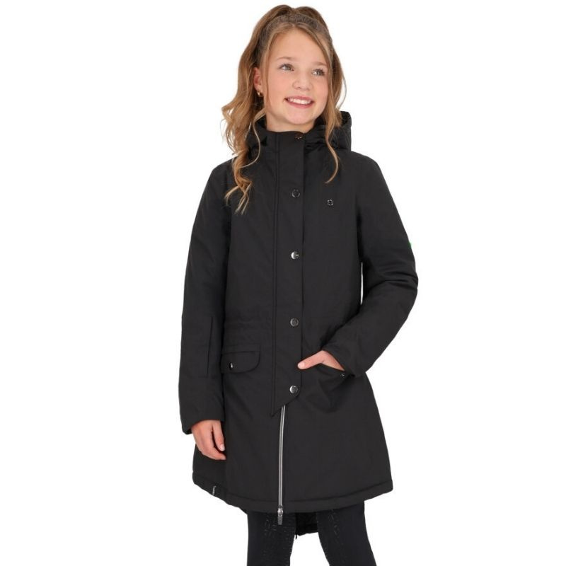 Reitparka Kinder/Junior Linde Waterproof Schwarz