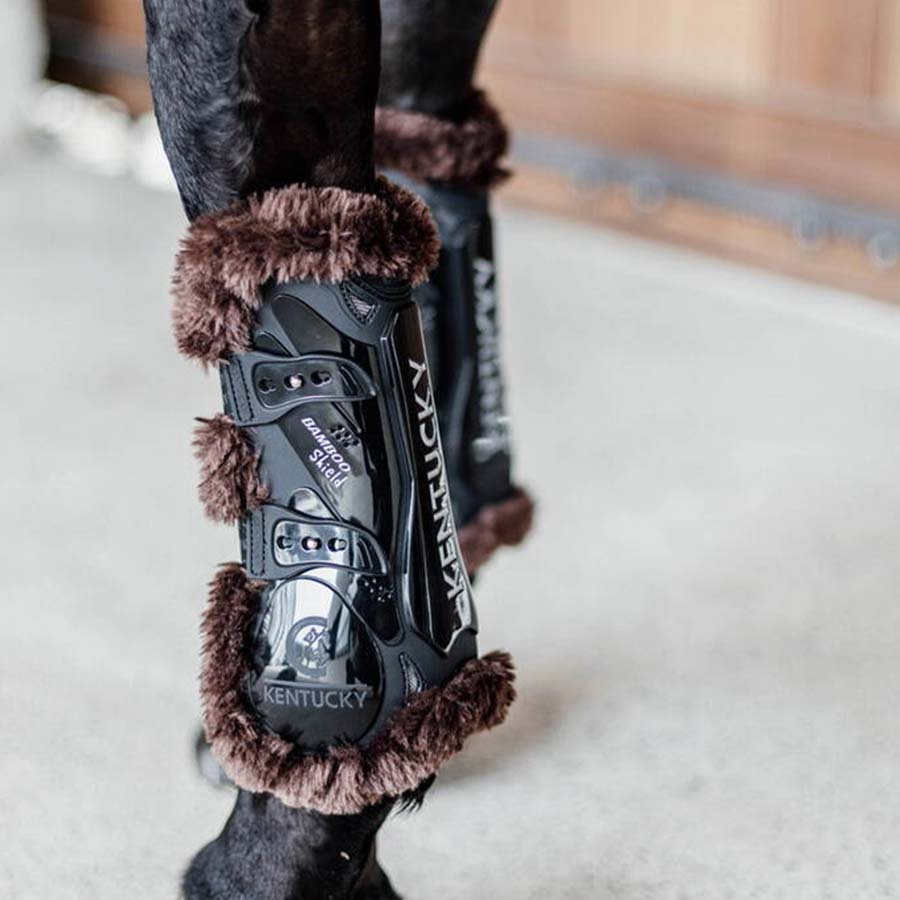 Springgamachen Vegan Sheepskin Bamboo Elastic Schwarz/Braun