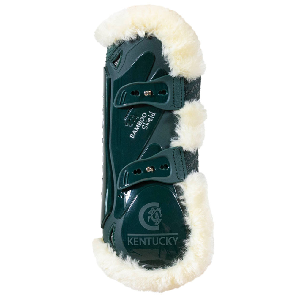 Springgamachen Vegan Sheepskin Bamboo Elastic Dunkelgrün