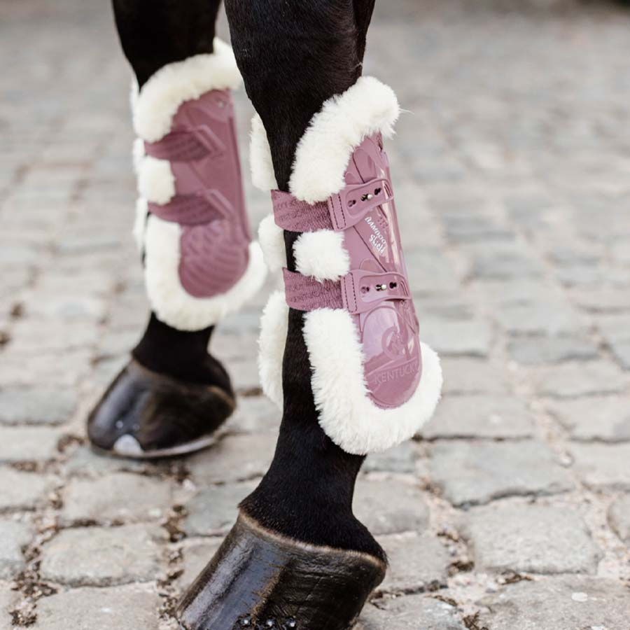 Springgamachen Vegan Sheepskin Bamboo Elastic Altrosa