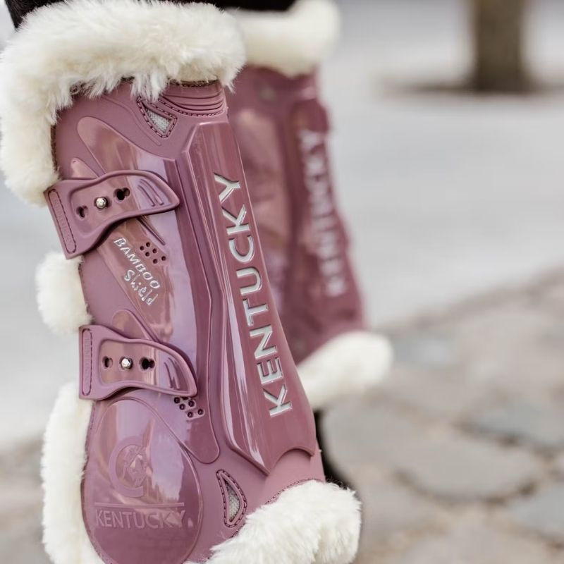 Springgamachen Vegan Sheepskin Bamboo Elastic Altrosa