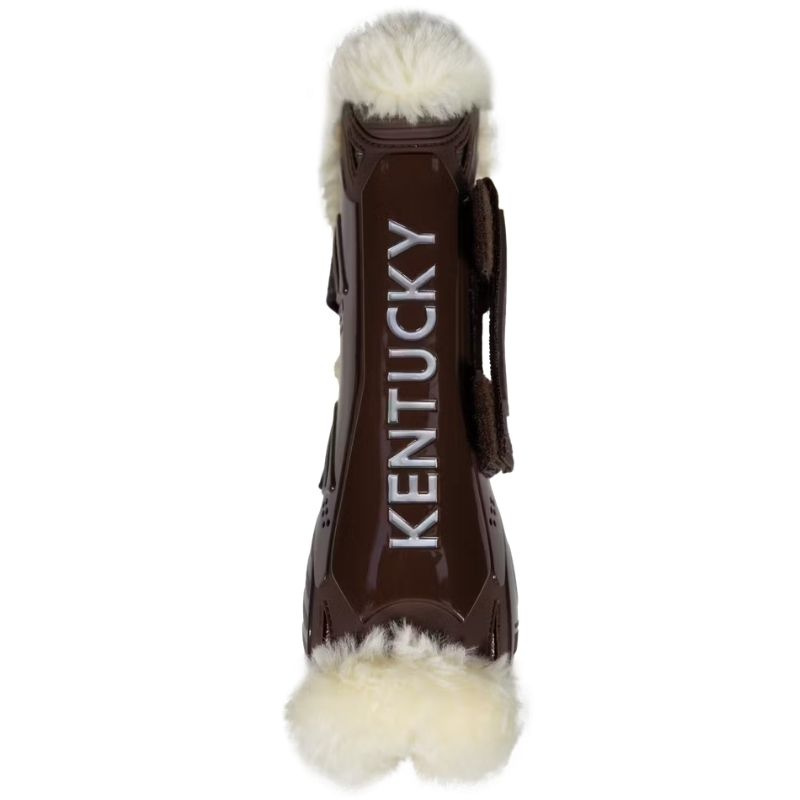 Springgamachen Vegan Sheepskin Velcro Braun