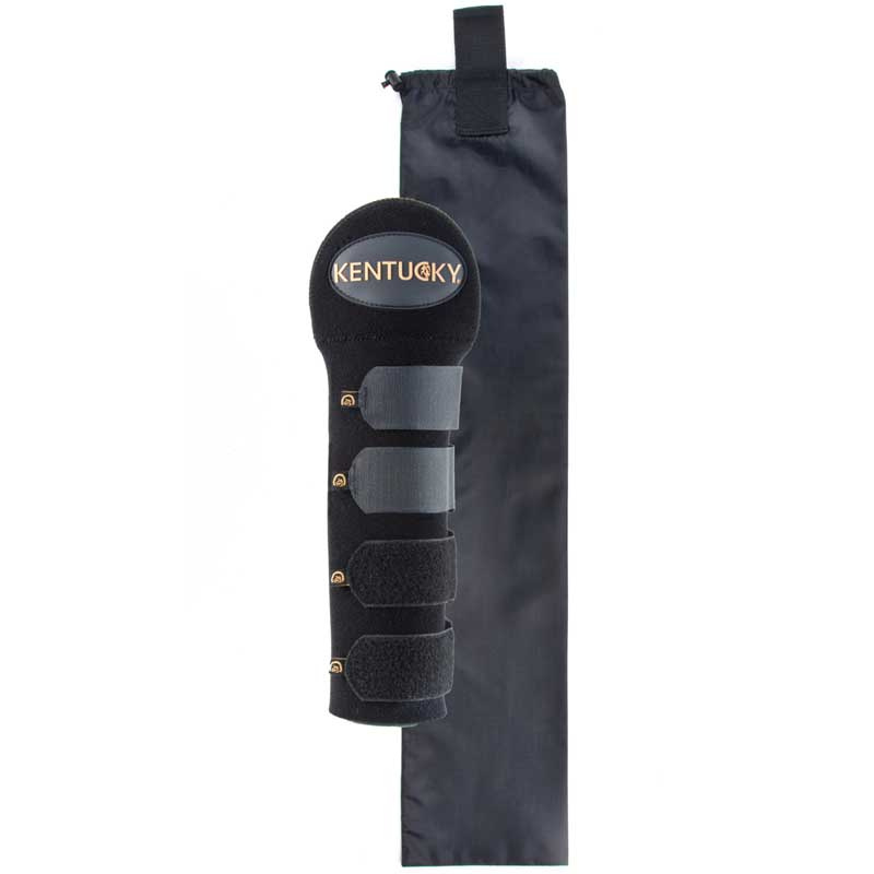 Schweifschoner mit Tasche Schwarz