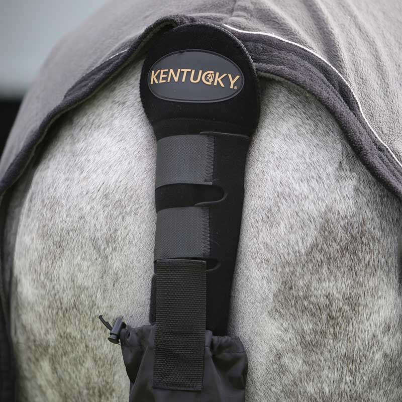 Schweifschoner mit Tasche Schwarz