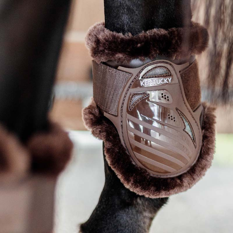Streichkappen Young Vegan Sheepskin Braun/Braun