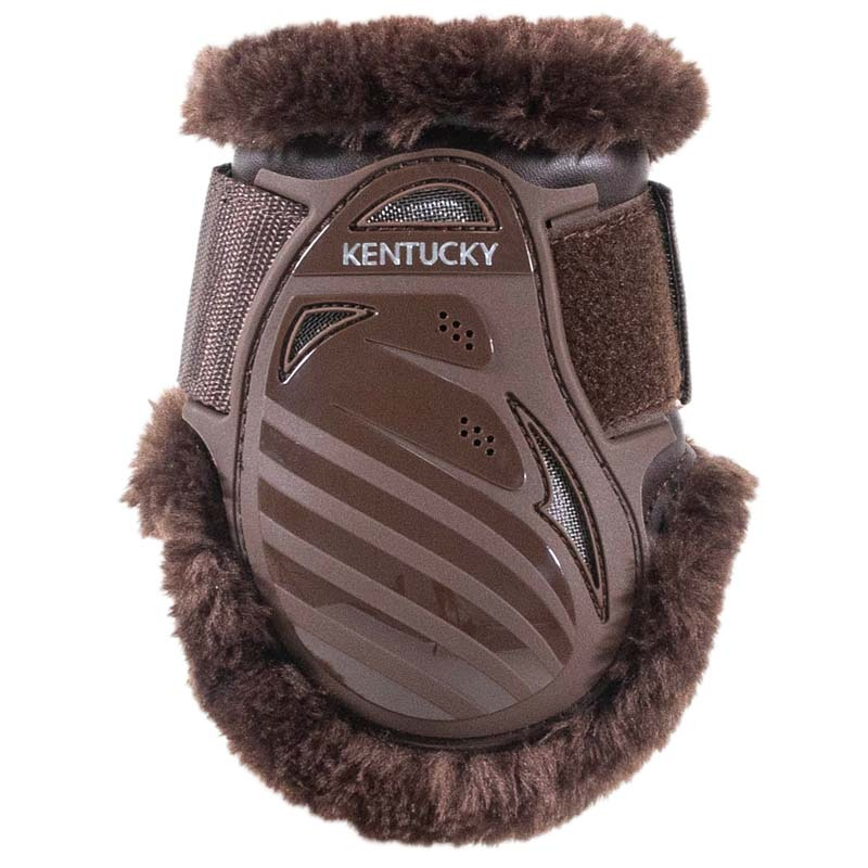 Streichkappen Young Vegan Sheepskin Braun/Braun