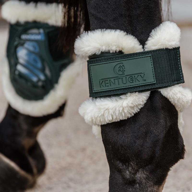 Streichkappen Young Vegan Sheepskin Dunkelgrün