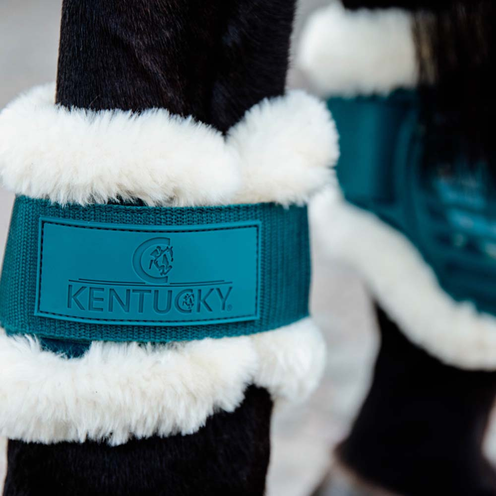 Streichkappen Young Vegan Sheepskin Smaragdgrün