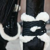 Streichkappen Elastic Vegan Sheepskin Schwarz Streichkappen Elastic Vegan Sheepskin Schwarz