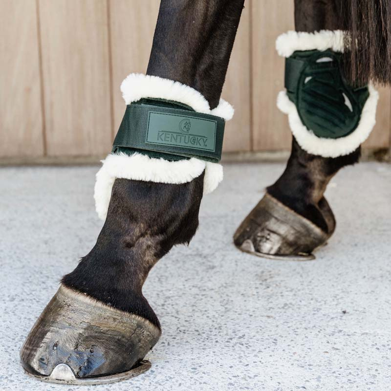 Streichkappen Young Vegan Sheepskin Velvet Dunkelgrün