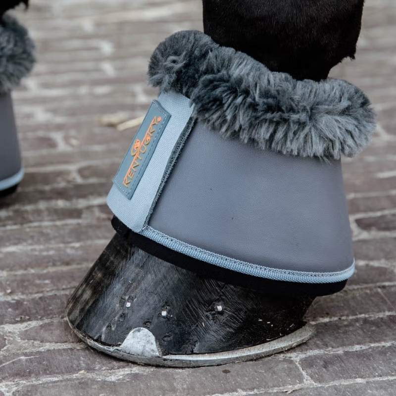Hufglocken Sheepskin Leather Grau